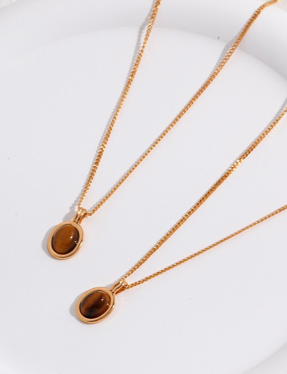 Confidence Booster Tiger's Eye Pendant Necklace