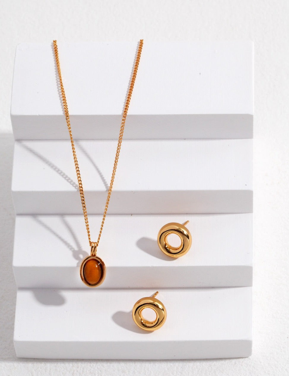 Confidence Booster Tiger's Eye Pendant Necklace