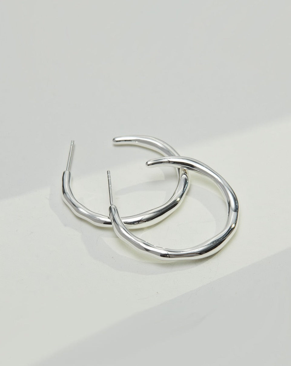 Sterling Silver Hoop Ring