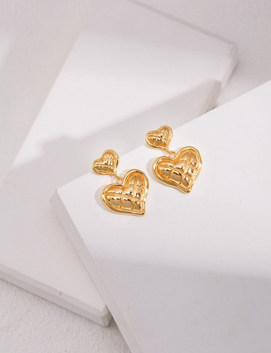 Heartbeat Dangle Earrings