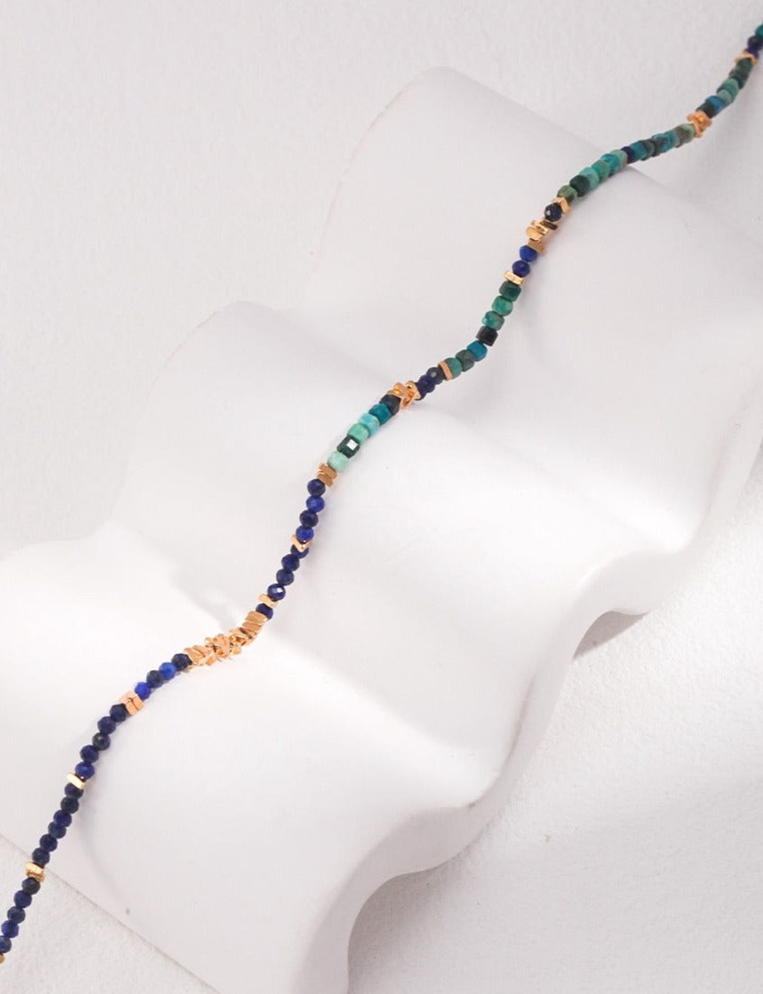 Multi-Gemstone Oceanic Beaded Necklace