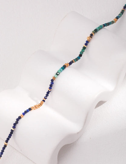 Multi-Gemstone Oceanic Beaded Necklace