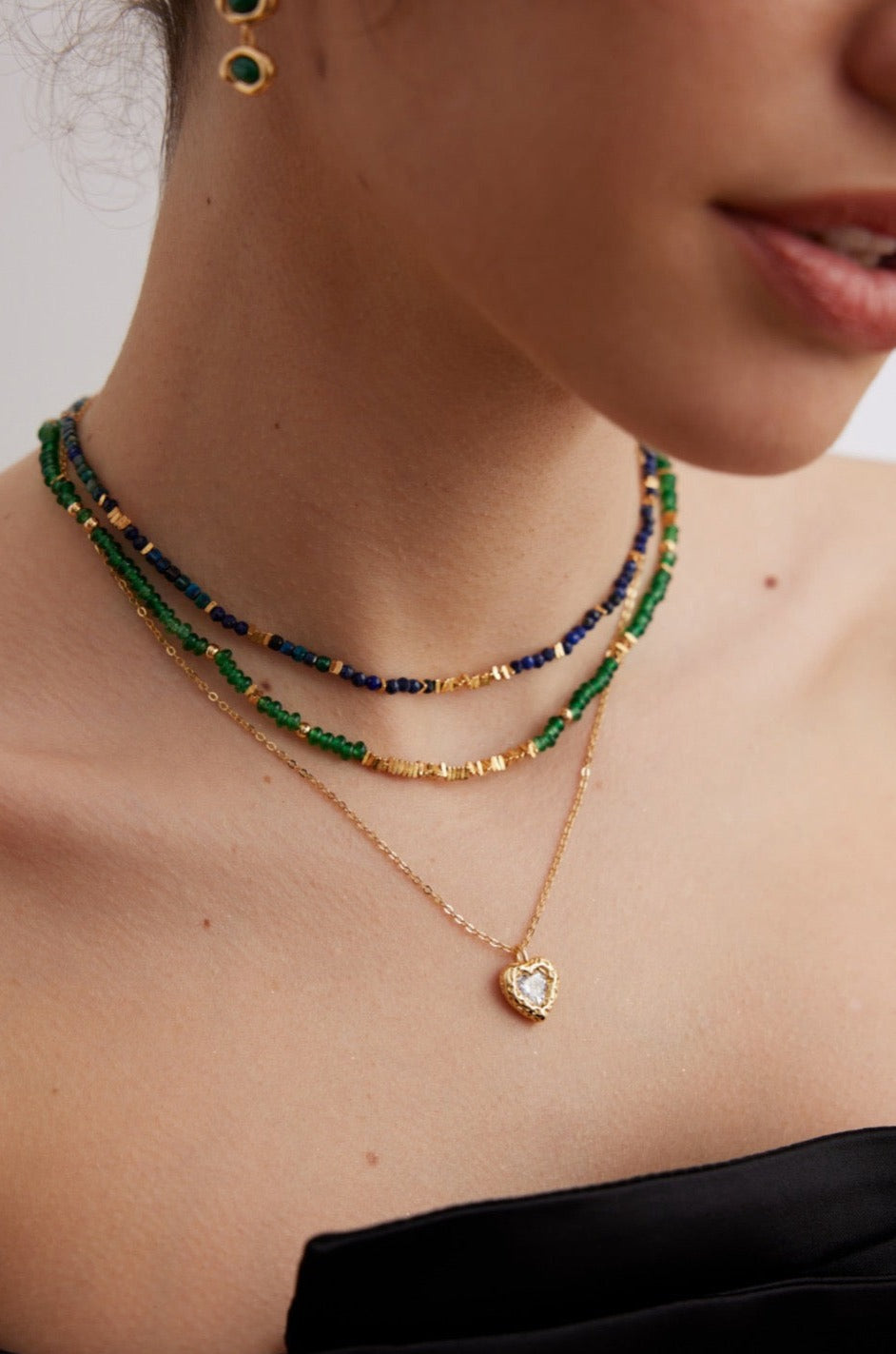 Multi-Gemstone Oceanic Beaded Necklace