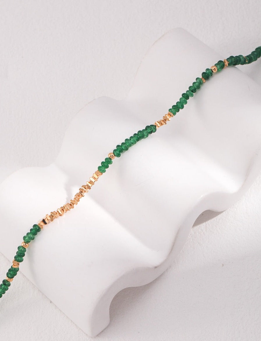Evergreen Beaded Necklace