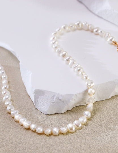 Date Night Baroque Pearl Necklace