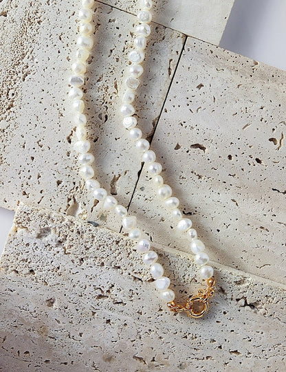 Date Night Baroque Pearl Necklace