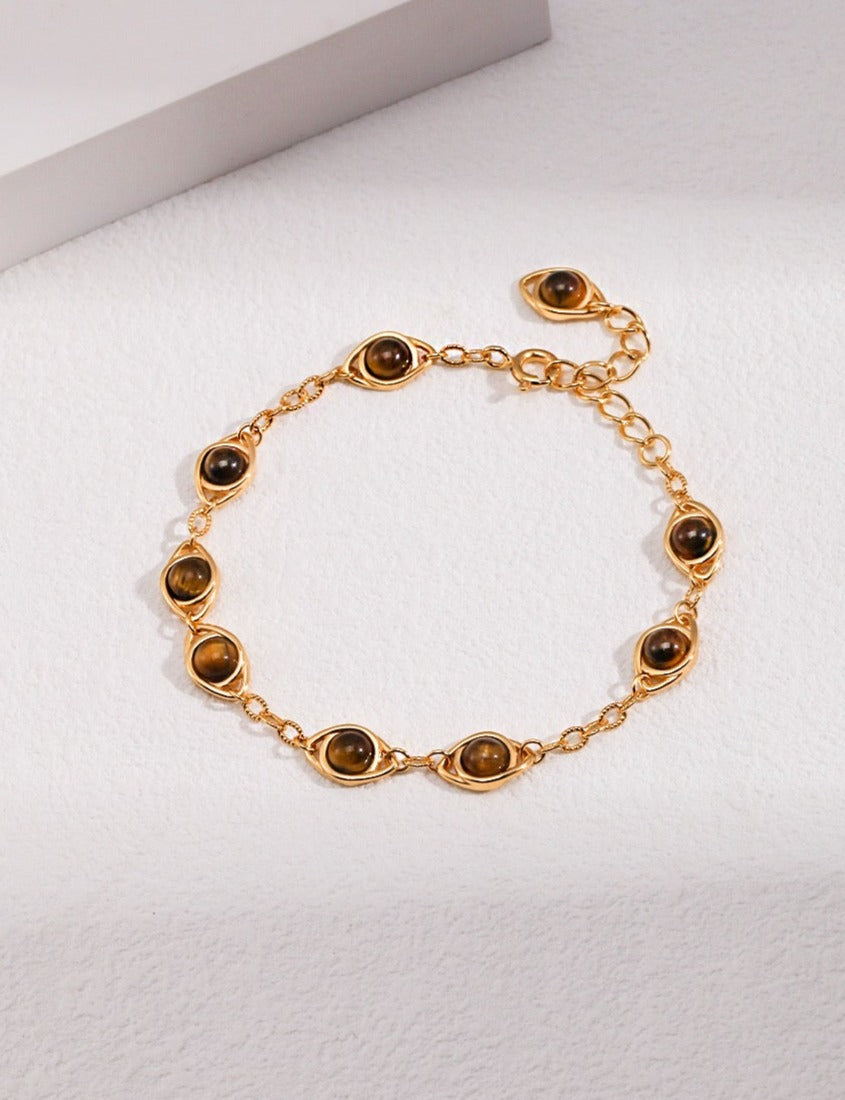 Fortune Gemstones Charm Bracelet
