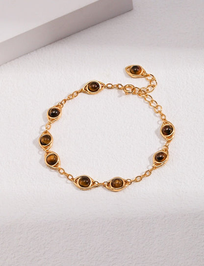 Fortune Gemstones Charm Bracelet