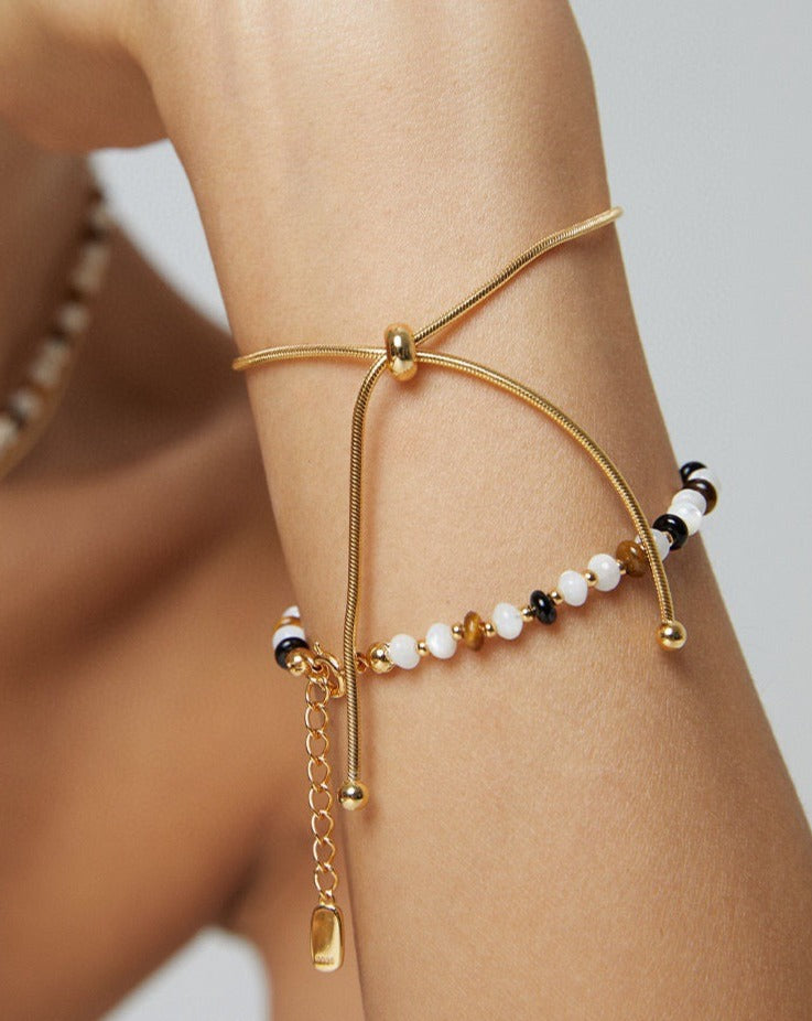 Multi-Gemstone Beaded Bracelet