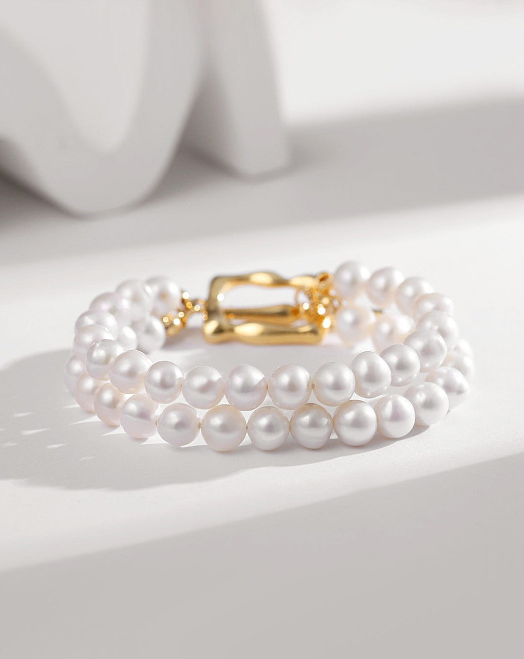 Multi-layered Pearl Bracelet
