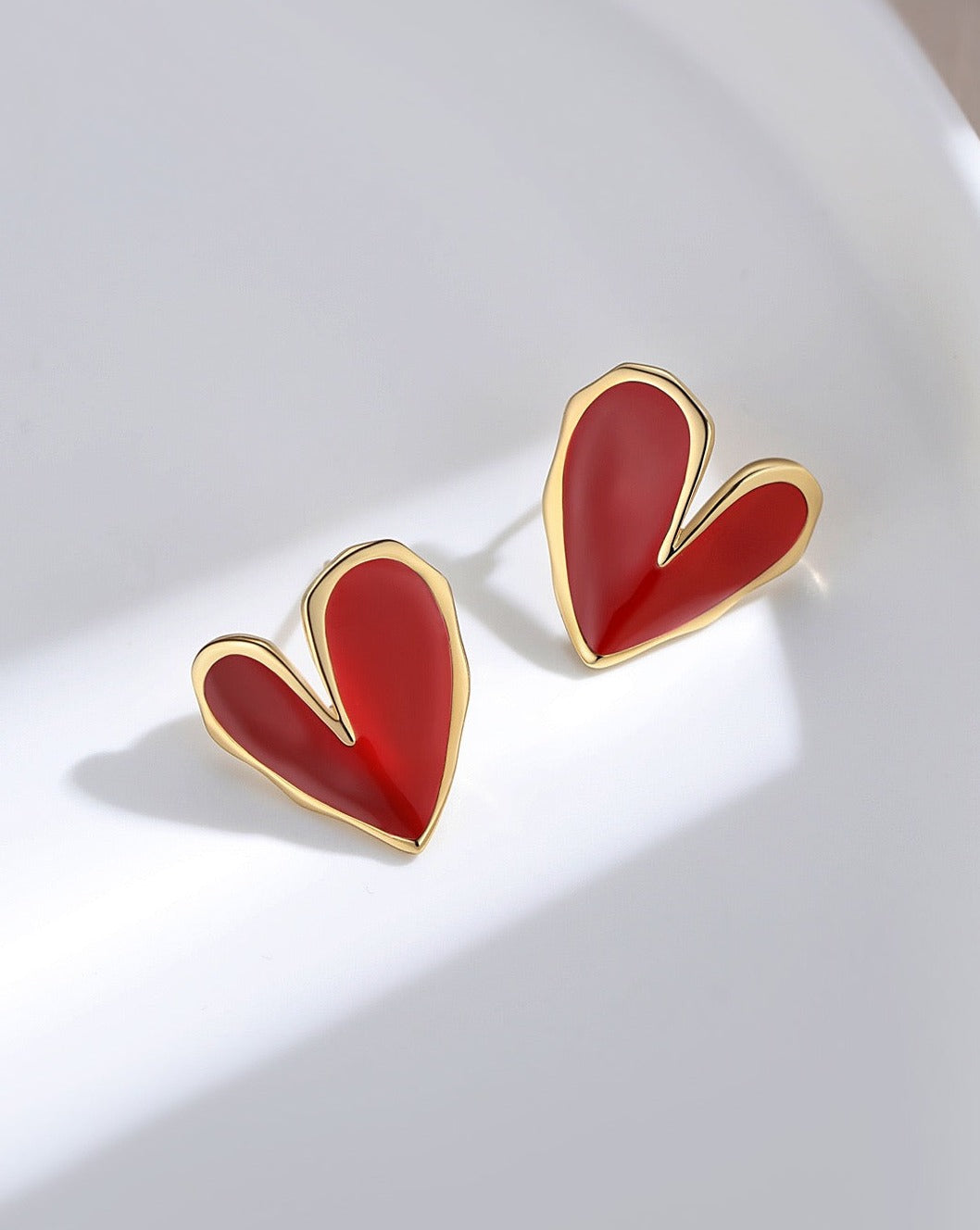 Heart Stud Earrings