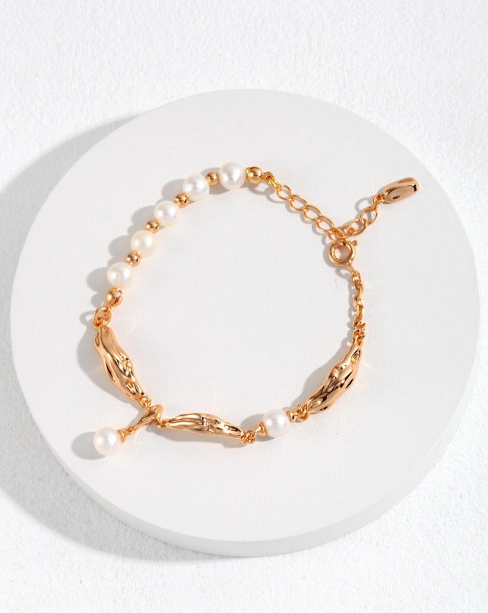 Pearl Charm Bracelet