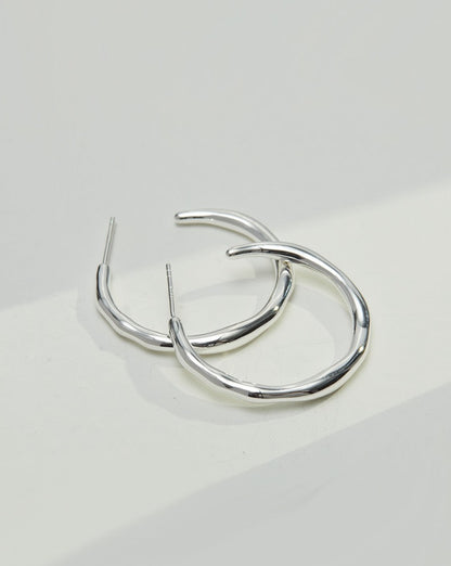 Sterling Silver Hoop Ring