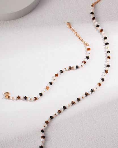 Multi-Gemstone Beaded Necklace