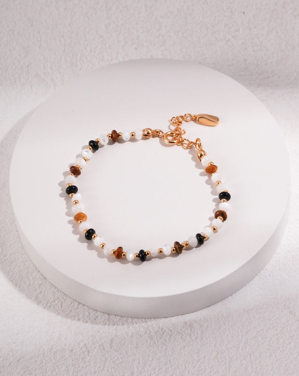 Multi-Gemstone Beaded Bracelet