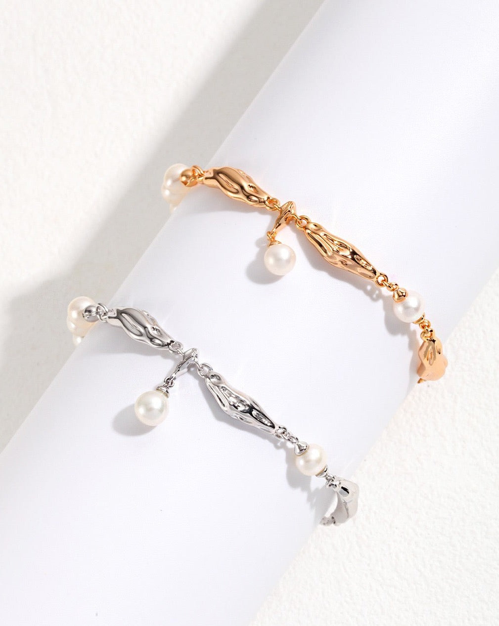 Pearl Charm Bracelet