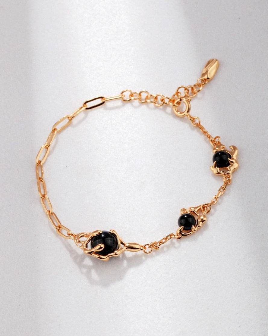 Gemstone Charm Bracelet