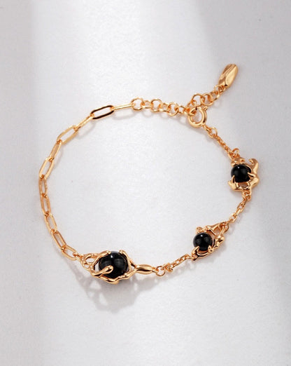 Gemstone Charm Bracelet