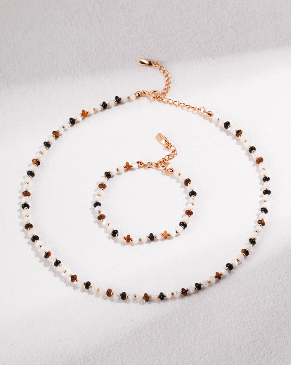 Multi-Gemstone Beaded Necklace