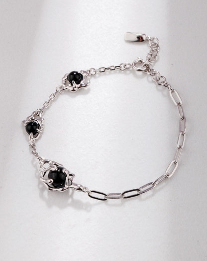 Gemstone Charm Bracelet