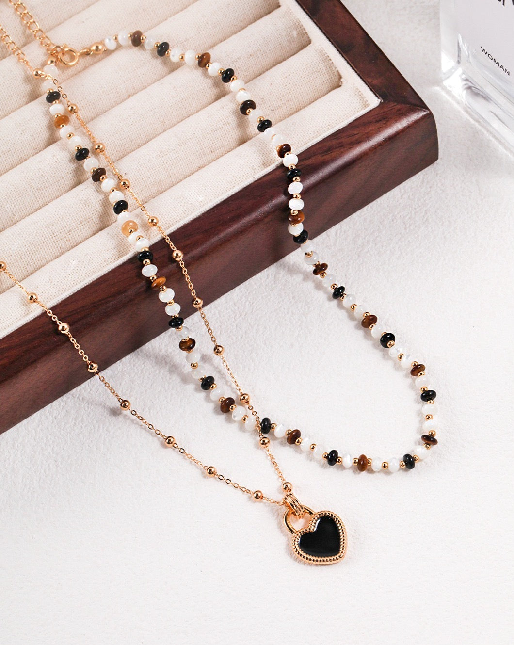 Multi-Gemstone Beaded Necklace