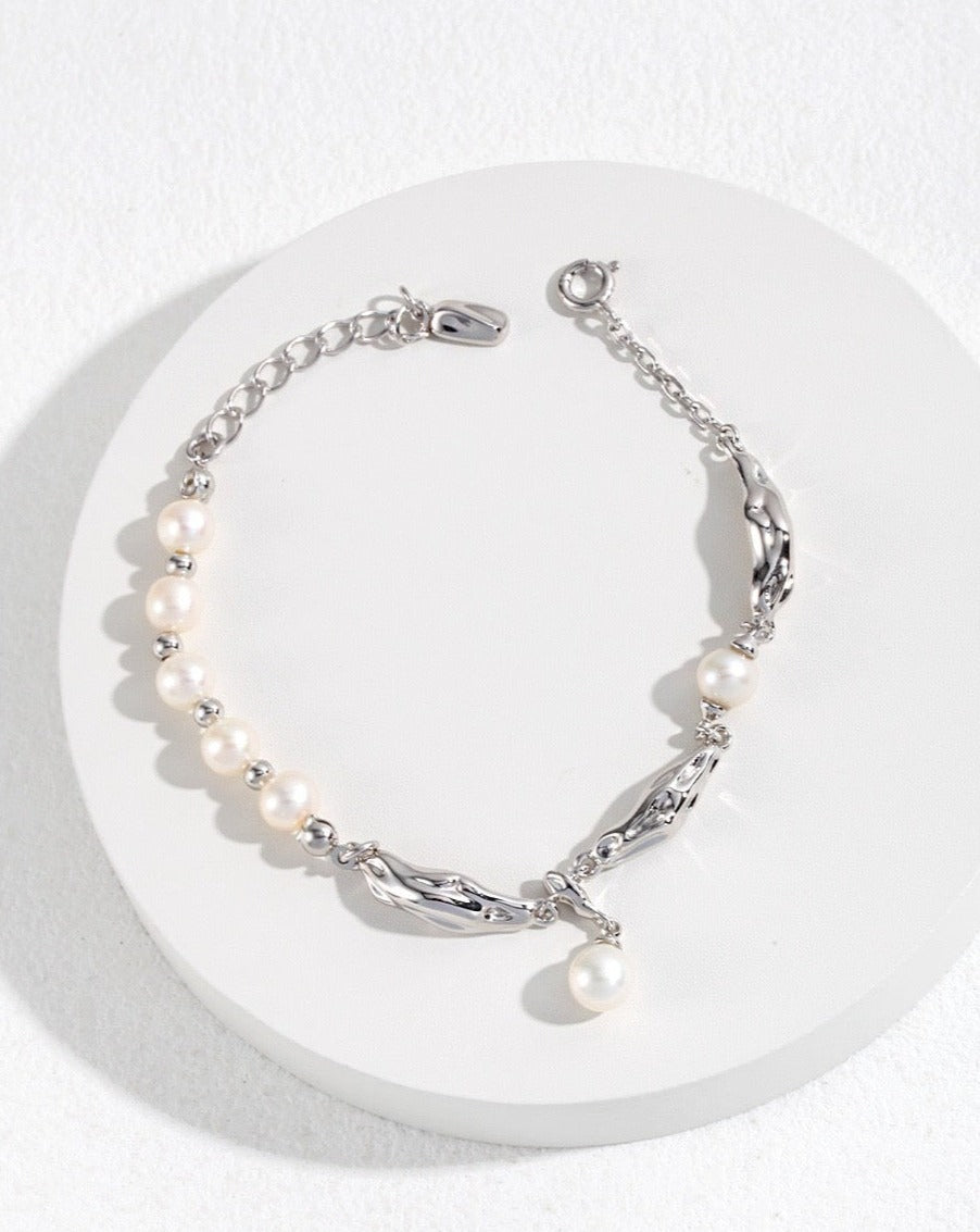 Pearl Charm Bracelet