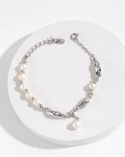 Pearl Charm Bracelet