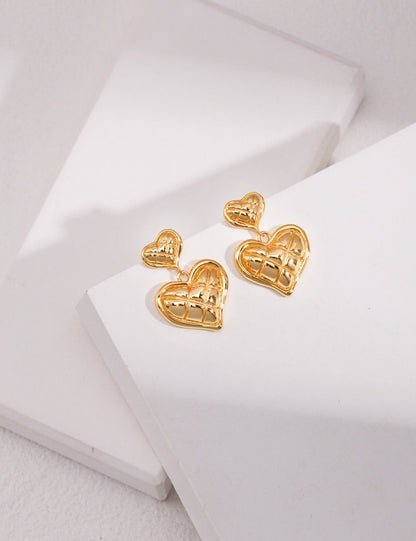 Heartbeat Dangle Earrings
