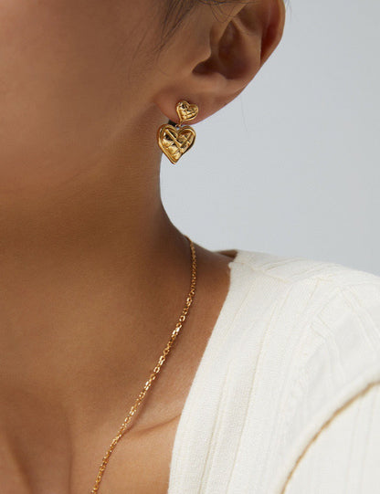 Heartbeat Dangle Earrings