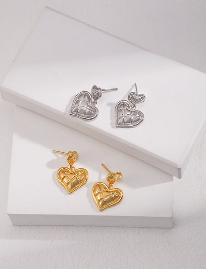 Heartbeat Dangle Earrings