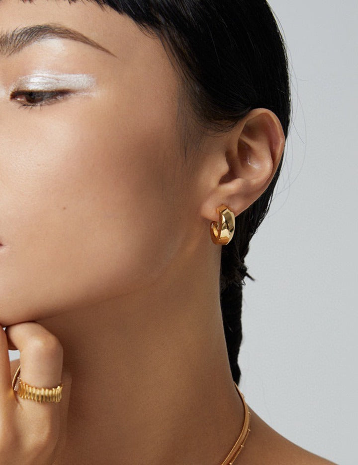 Half Hoop Earrings