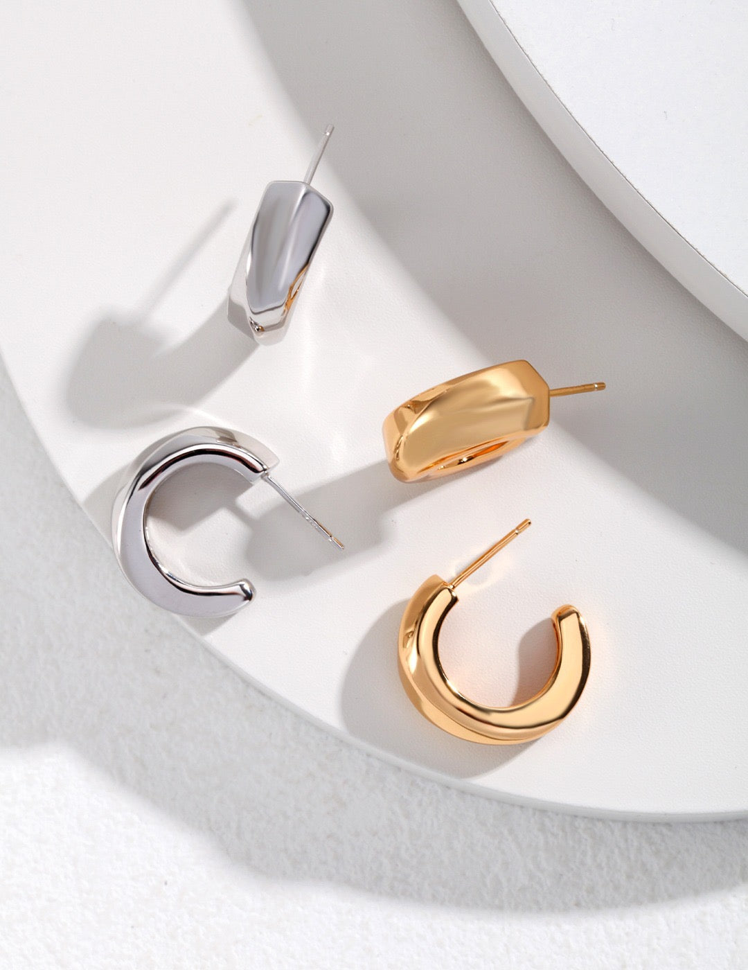 Half Hoop Earrings